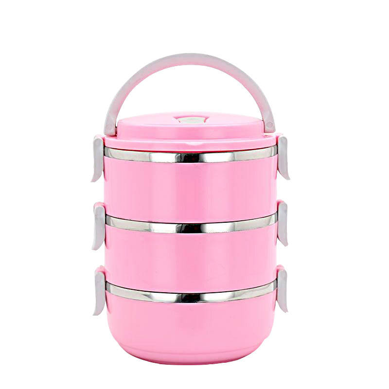 Someone’s in a Makro 3 Layers Stainless Steel Insulated Lunch Box Food